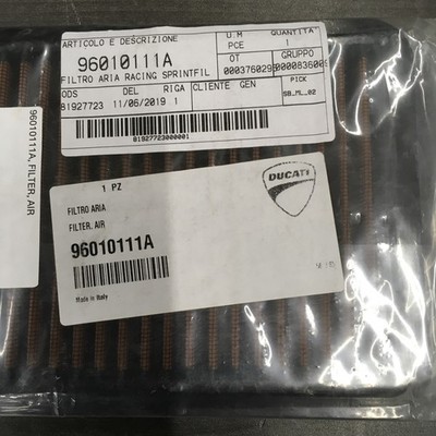 DUCATI PANIGALE V4 PREFORMANCE AIR FILTER 96010111A     27E