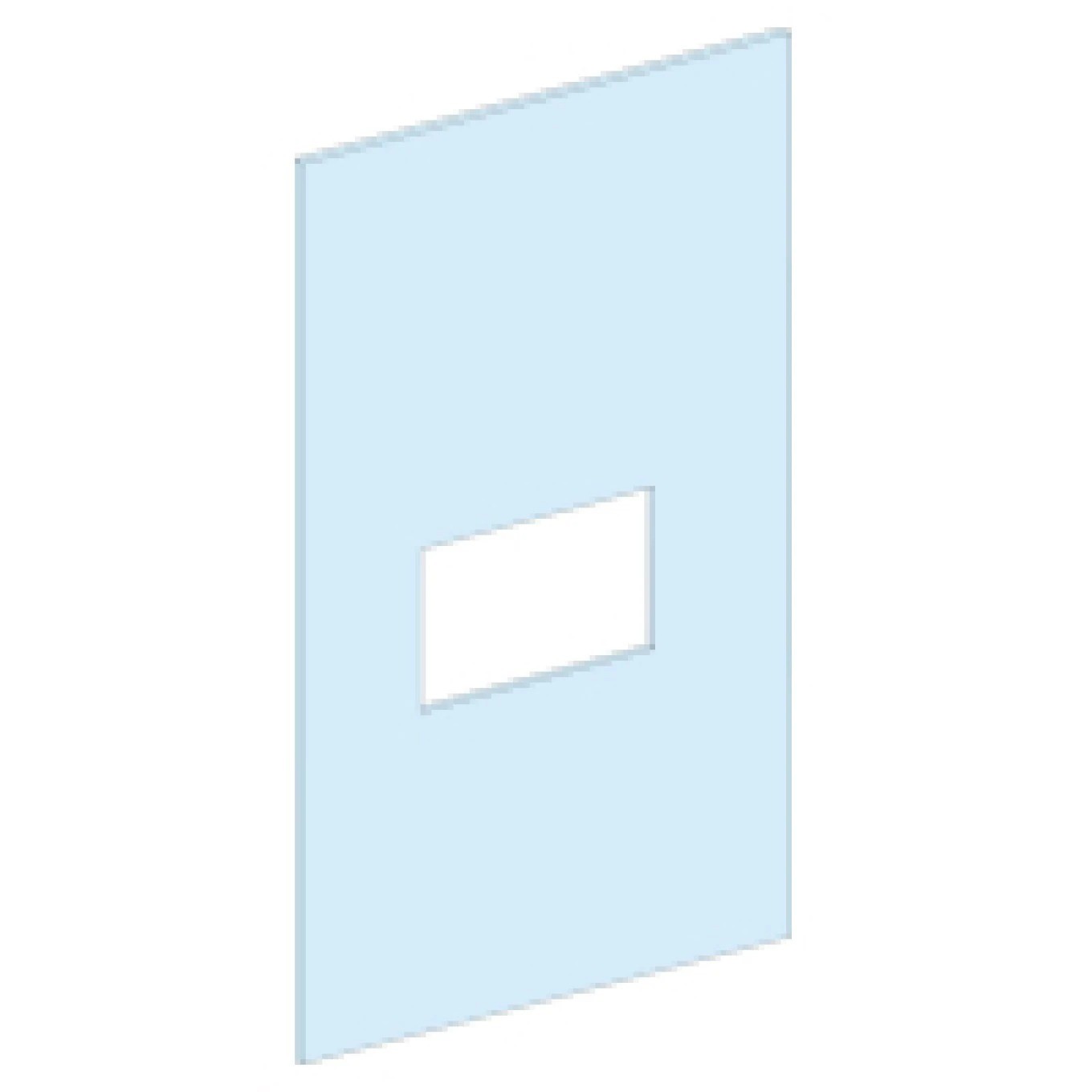 Prism set metal cover with cutout for PrismaSeT LVS03253