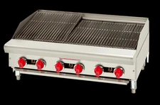 American Range ARSRB-72 72" Countertop (12) Burner Gas Radiant Char-broiler