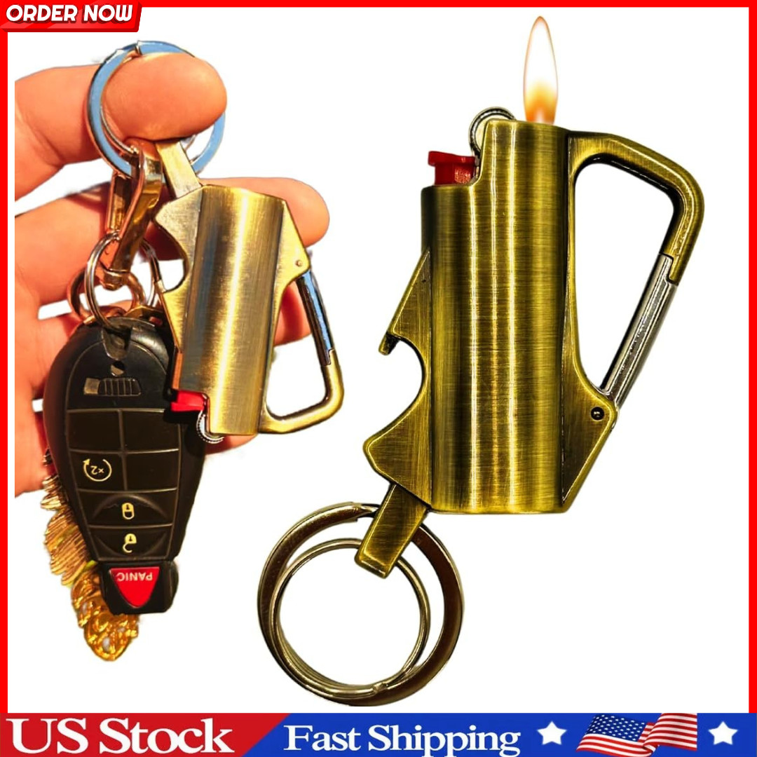 Case. Carabiner Keychain Bic Lighter Holder Full Size Bic J6