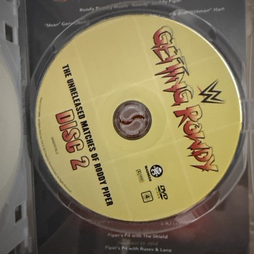 WWE-Getting Rowdy-The Unreleased Matches of Roddy Piper (DVD, 2019) 2 Disc VGC - Picture 5 of 5