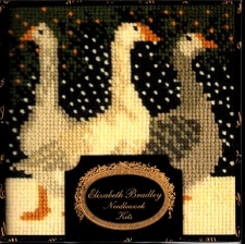 Elizabeth Bradley Cross Stitch Winter Snow Geese KIT  Vintage Sealed
