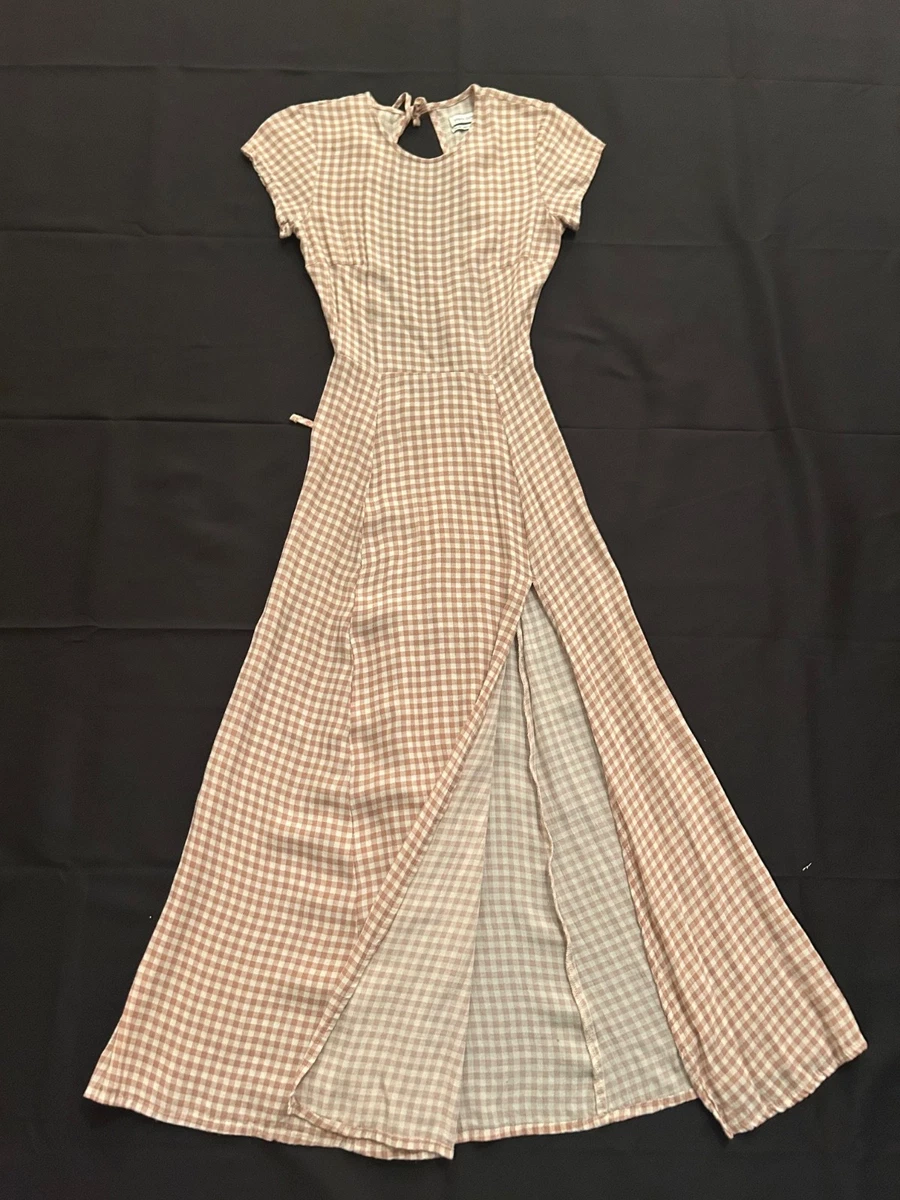 chinese dress ladies Keila Lace Trim Maxi Dress Cream / Black main image 1