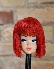 Vintage 60er Barbie Mattel Color Magic Perücke ruby red