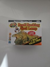 Zoo Med Repti Basking Spot Lamp 2 Bulb Value Pack 100W SL2-100 UVA Heat Light