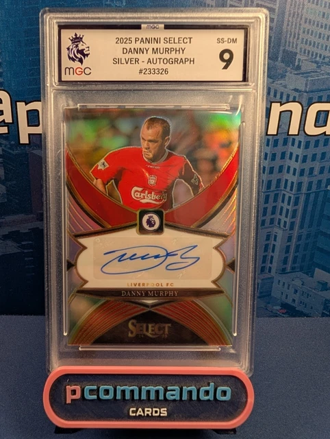 2025 Panini Select Danny Murphy Silver Autograph Graded Card MGC 9
