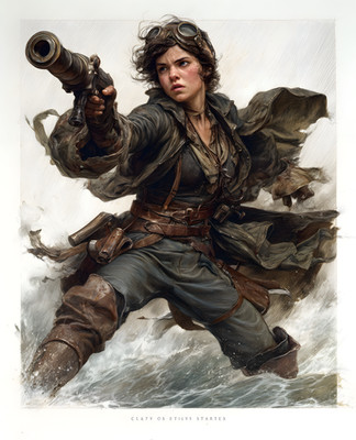 8x10 Character Illustration Art Print - 461088923