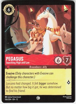 Pegasus Searching High and Low 106/204 Wilds Unknown Disney Lorcana
