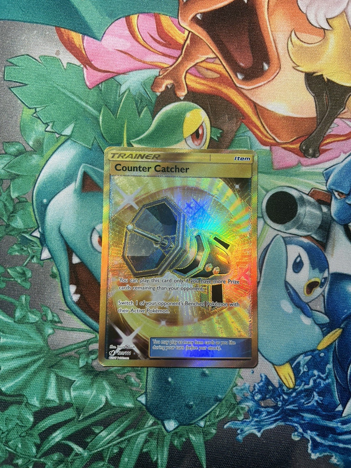 Counter Catcher 120/111 Crimson Invasion SECRET RARE Pokemon Card NM