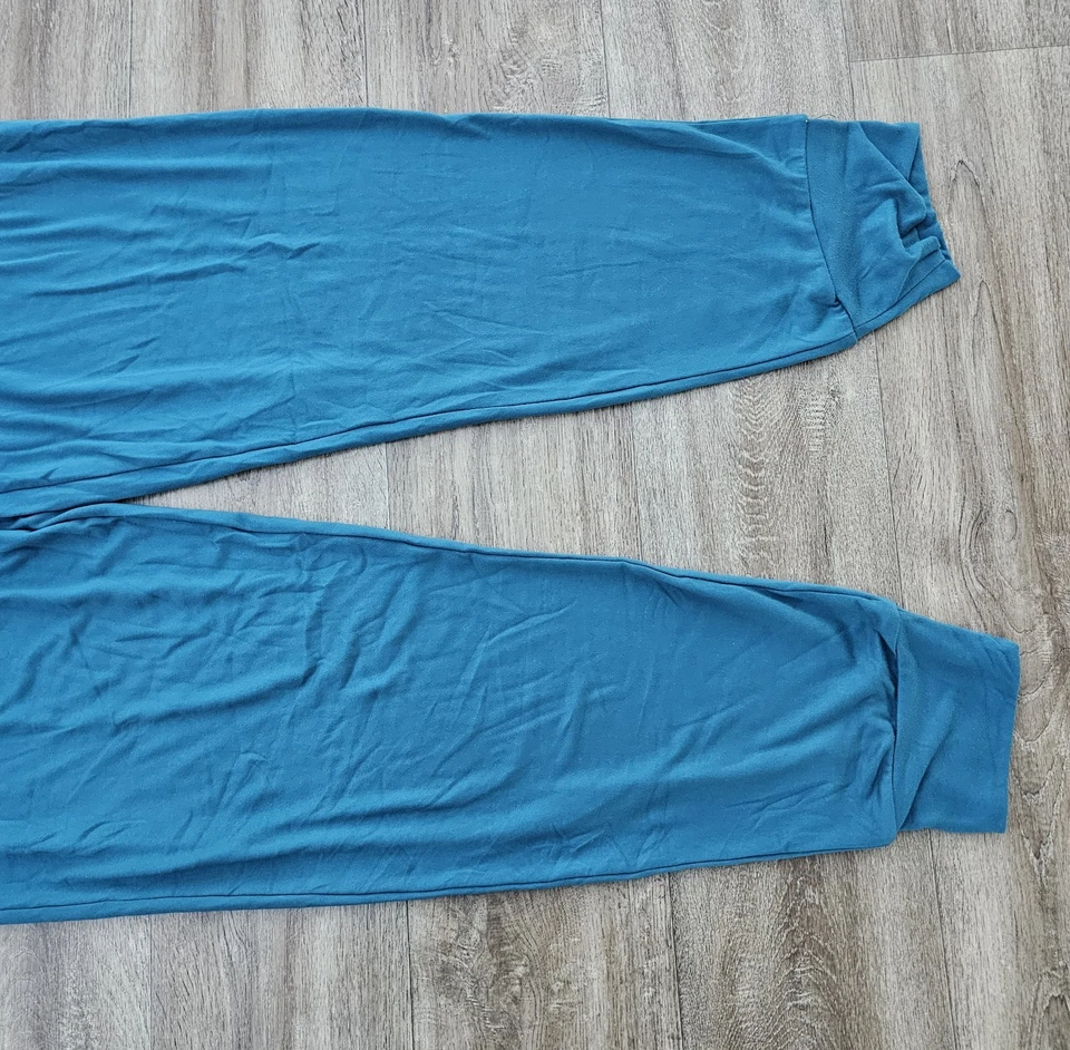 全新带标签 Reebok 成人中号睡裤蓝色 — 第 4/4 张图片