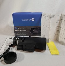 STARSCOPE Monocular Telescope 10x Adjustable Magnification Compact Zoom Scope