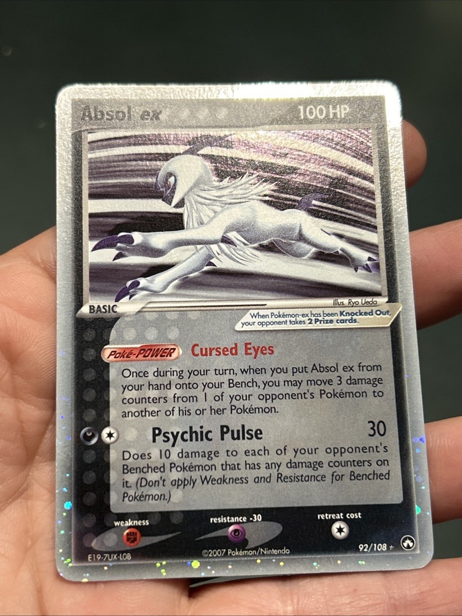 Pokemon TCG Power Keepers 2007 Absol ex Holo Rare Mid Era 92/108