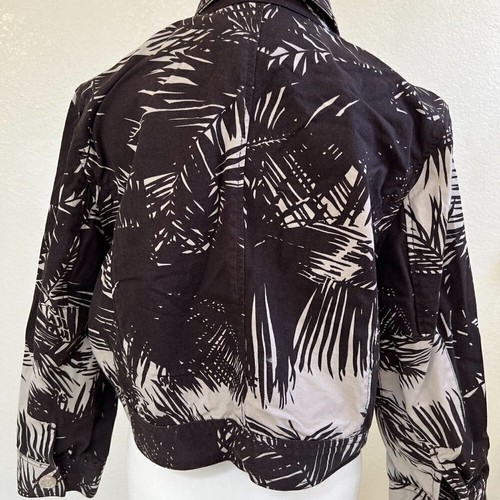 Proenza Schouler Womens Cotton Tropical Print Cotton Jacket Size XL - Picture 3 of 9