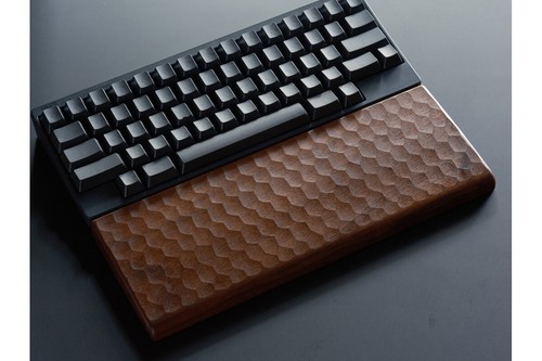 HHKB Holz Handballenauflage & Tastatur Walnuss Black Cherry PZ-MTBKRKNW NEU aus Japan - Bild 3 von 5