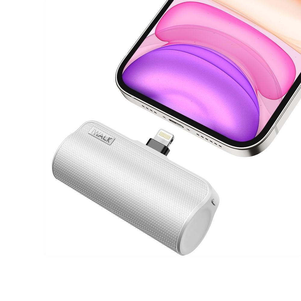 NEW - 2 PACK iWALK LinkPod 3 Portable Charger Power Bank 3350mAh, Black & White