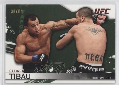 2010 Topps UFC Knockout Green 30/88 Gleison Tibau #106 Rookie RC 1md