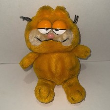 Vintage 1978 / 1981 Fun Farm Garfield Plush Stuffed Animal Cat 12 Orange