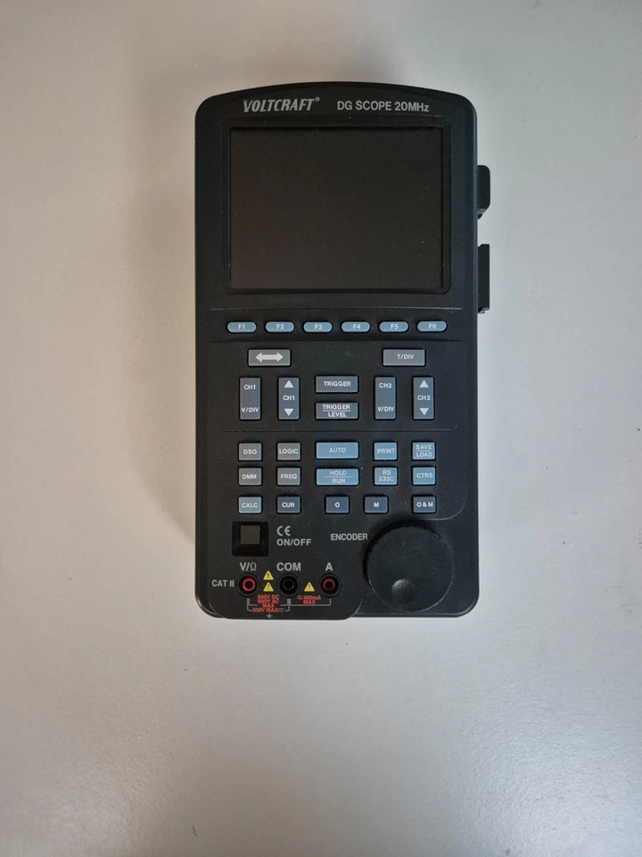 Voltcraft DG Scope 20MHz Hand-Oszilloskop mit Zubehör - Gebraucht - Bild 3 von 4