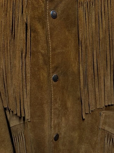 True vintage 70s Schott Bros Western Rancher Suede Leather Jacket image 5