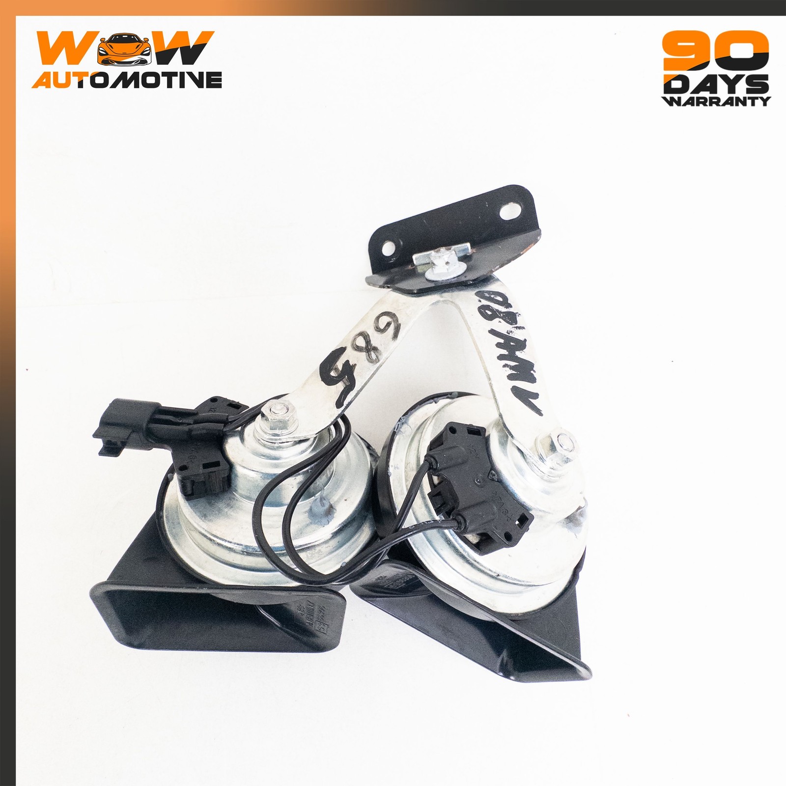 05-19 ASTON MARTIN V8 VANTAGE DB9 LOW HIGH DUAL TONE NOTE HORN SIGNAL BRACKET OE