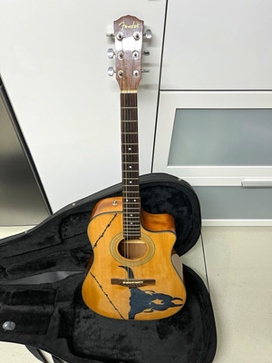 Fender CD-140SCE NAT Dreadnought Natur Akustikgitarre Fishman+Koffer
