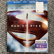 Man of Steel Blu-ray DVD 2013 Zack Snyder Henry Cavill Amy Adams
