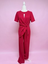 Adrianna Papell Knit Crepe Draped Jumpsuit Size 6
