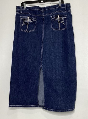 Out Jeans Women’s Size 20 Maxi Denim Skirt - Picture 2 of 6
