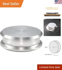 Aluminum Turntable Record Weight Stabilizer - Improves Sound Quality