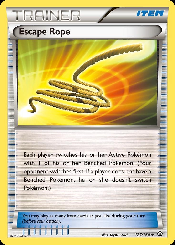 Pokemon Escape Rope (127/175) Primal Clash MP REVERSE HOLO