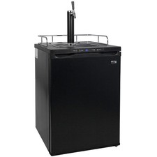 Summit SBC635M Black 24"W 6 Cu. Ft. Single Tap Kegerator With Digital Controls
