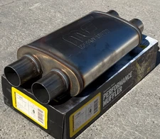 MagnaFlow Performance Exhaust Muffler 11385: 2.25" Inlet/Outlet, 4x9x14"