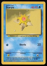 POKEMON TCG STARYU 65/102 EX / LP SET BASE COMMON NON HOLO UNLIMITED ITA 2000