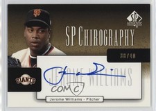 2004 SP Authentic SP Chirography Gold 38/40 Jerome Williams #CA-JW Auto 0hr