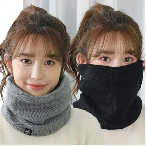 Neck Warmer Winter Knitted Neck Gaiter Winter Ski Face Mask Men Women ...
