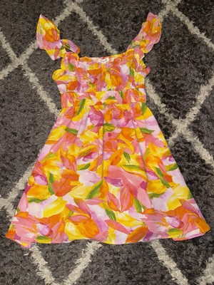 Blu Pepper Floral Mini Dress Women's M