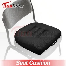 Car Booster Thick Height Adjustable Seat Cushion with Breathable Mesh Cover