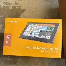 Used Garmin DriveSmart 60 North America LMT 6” GPS.