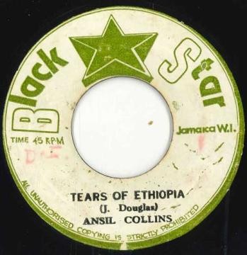 7" ANSEL COLLINS Tears Of Ethiopia NONE Black Star JAMAICA - Picture 1 of 1