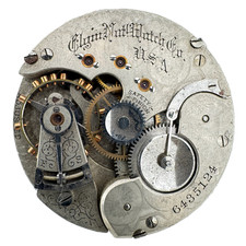 Antique 16s 1896 Elgin 15J Mechanical Pocket Watch Movement 50 USA for Service