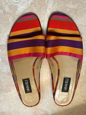 Vaneli Multicolor Stripped Slide Mules