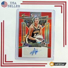 2024 Panini Select WNBA Signatures AALIYAH EDWARDS Red Prizm AUTO /99 #SG-AE