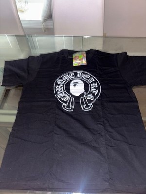 A Bathing Ape x Chrome hearts Baby Milo Logo Graphic Tee Men s M