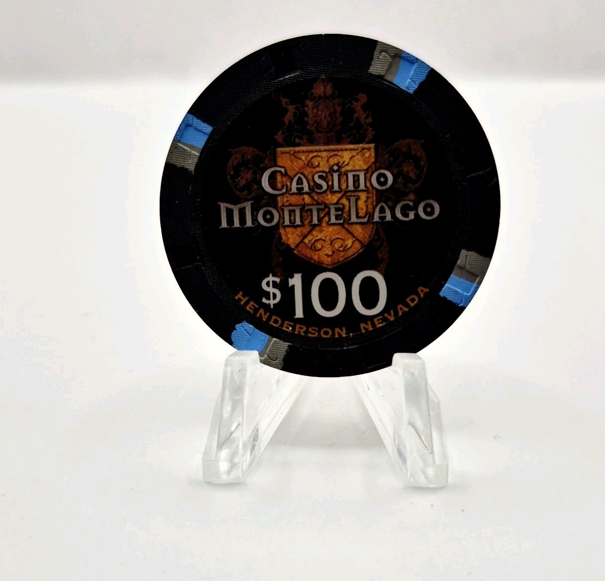 Casino MonteLago Hotel Casino Henderson Nevada 2003 $100 Casino Chip E0196 