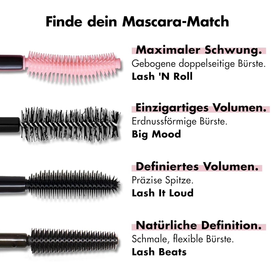 e.l.f. Lash 'N Roll Mascara, Curling Mascara Für 9.2 g (1er Pack), Black - Bild 4 von 4