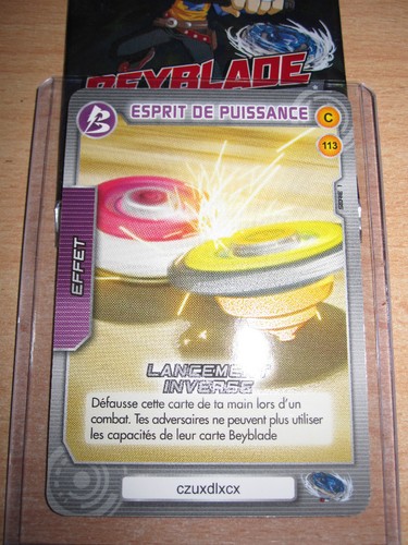 BEYBLADE CARTES SERIES 1 EN FRANCAIS AU CHOIX RARES/UR/TR/CUSTOMIZER/EFFET - Picture 7 of 17