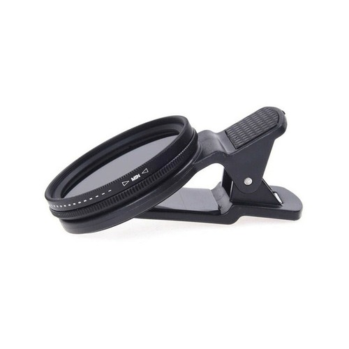37mm Adjustable Phone Camera ND Lens Filter ND2‑400 Neutral Density Clip-On S - Picture 3 of 11