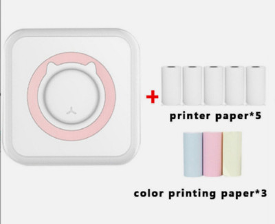 Mini Pocket Thermodrucker Bluetooth Handy Foto Etiketten Druckmaschine