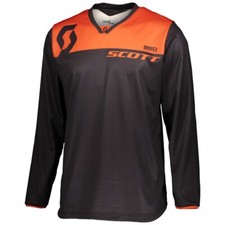 MAGLIA JERSEY CROSS ENDURO SCOTT 350 DIRT BLACK ORANGE NERO ARANCIO TG M