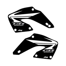 CR250 00-01 stock replica shroud graphics white wing black bg FREE SHIPPING!